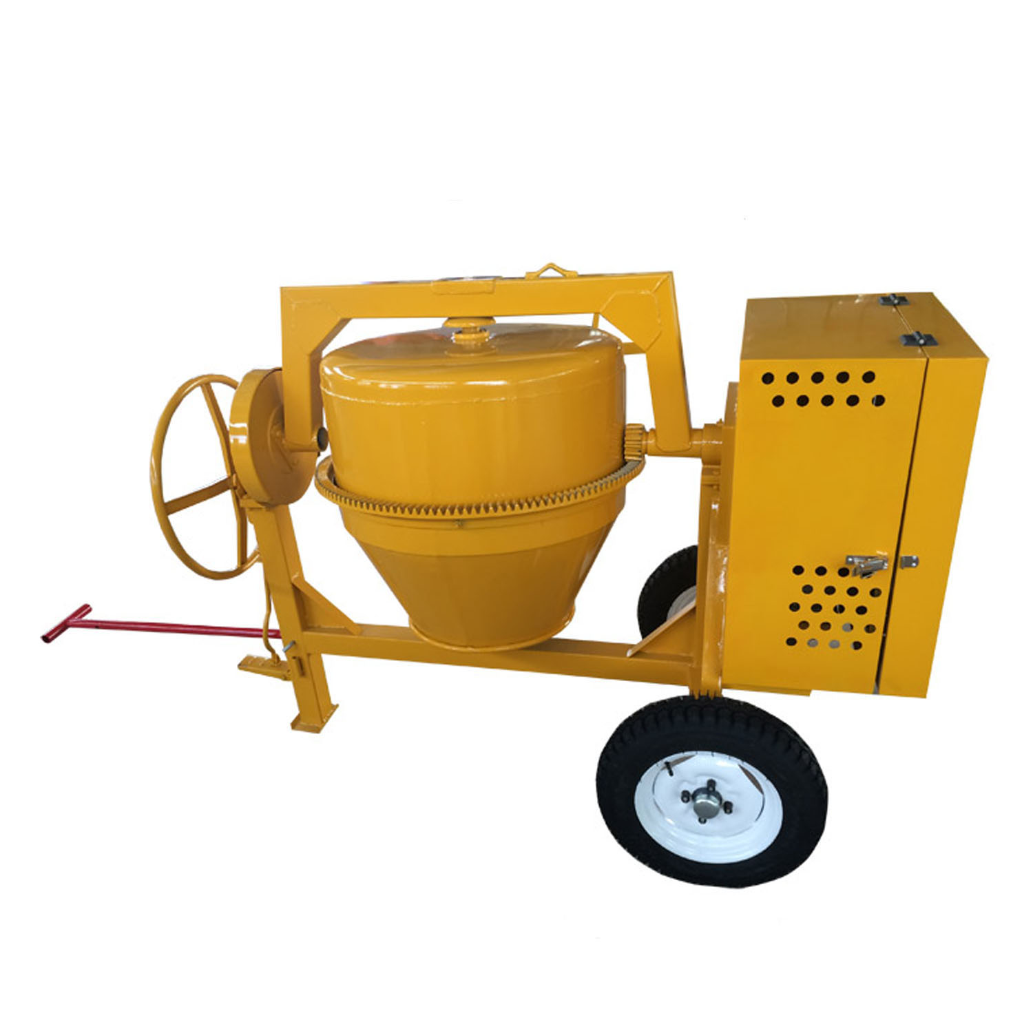 T-FRAME ONE BAGGER CONCRETE MIXER without gear ring cover